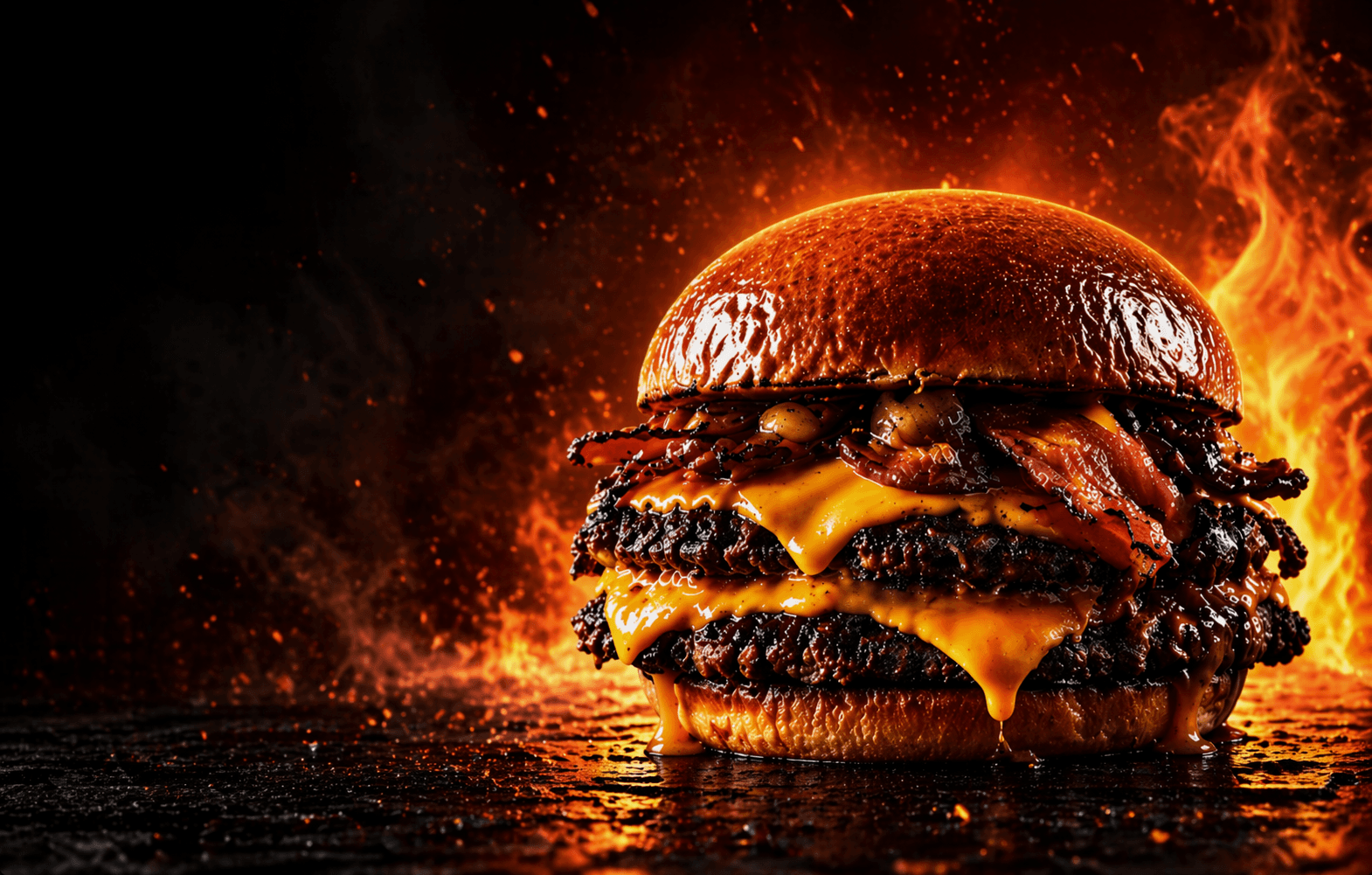 Burgers de SMASH LAB by Alfresko con patatas